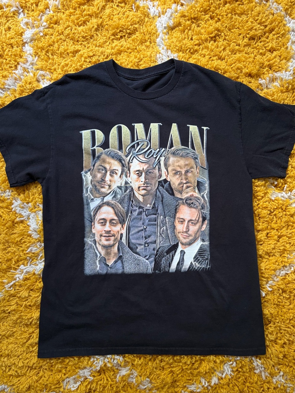 Roman Roy/Kieran Culkin Succession Collage Graphic Tee - Size M